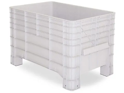 Stapelcontainer Pe Hxbxd 670x1030x630mm 276 Liter 4Poten Grijs