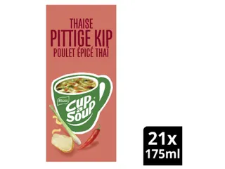 Cup a Soup Knorr Thaise pittige kip 175ml doos 21 stuks - 1