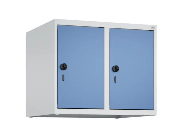 opzetkast,v. locker,2vak.,vak B 300mm,HxBxD 500x600x500mm,draaigrendel