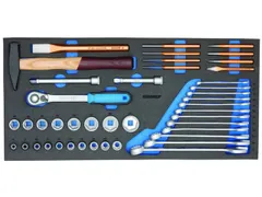 1110 CTB3-01 Gereedschapsassortiment in CT-module 43stuks