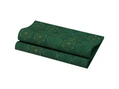 Servet 40x40cm Dunisoft Star Groen doos 6x60 stuks
