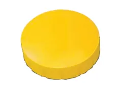 Magneet MAUL Solid 20mm 300gr geel 10 stuks