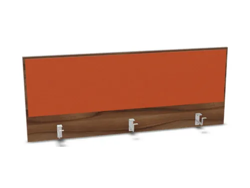 opzetpaneel bureau aanbouw achter NP-tiepolo nut BN3012-oranje 1400mm