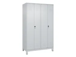 locker voor scheiding van kleding,HxBxD 1950x1200x500mm,4vak