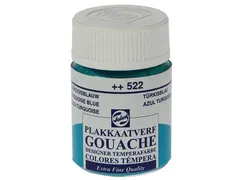 plakkaatverf Extra Fijn flacon van 16 ml, turkooisblauw