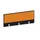 baliepaneel,v. bureau,aanbouw achter,B 1200mm,CC-zwart,BN3005-geel