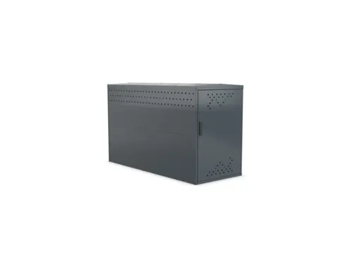 fietsgarage,grondveld,HxBxD 1250x850x2050mm,wanden staal,dak staal