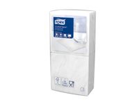Servetten Tork 477534 Cocktail 2-laags 24x24cm wit 1/4 vouw 200st.