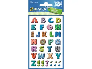 letteretiket Z-design School pakje a 3 vel bont gekleurd - 1