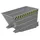 kiepbak,HxLxB 730x1375x1200mm,0,8m³,draagverm. 1000kg,RAL7005