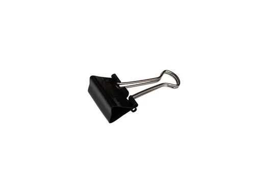 Papierklem MAUL 215 foldback 25mm capaciteit 9mm zwart