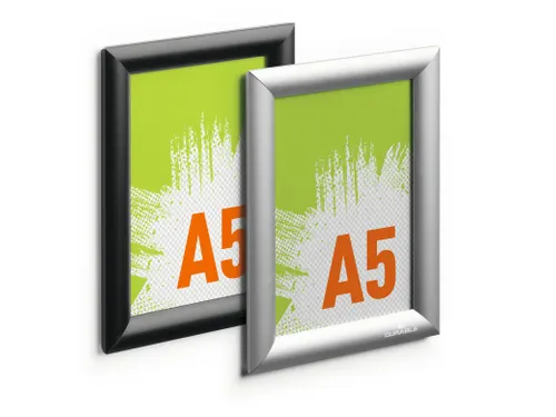 Kliklijst aluminium A5 Zwart
