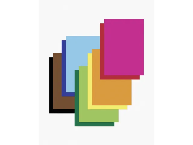 Etalagekarton Folia 48x68 cm 400gr Nr 929 Fluor Rood