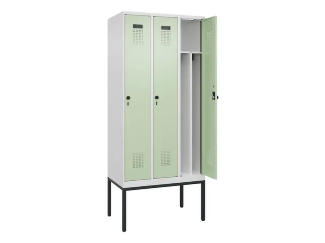 locker voor scheiding van kleding,HxBxD 2120x900x500mm,3vak