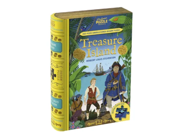 Puzzle Treasure Island Double face 250 pièces