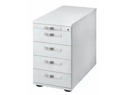 stationaire ladeblokken,HxBxD 720-760x428x800mm,4lade(n),stanggreep