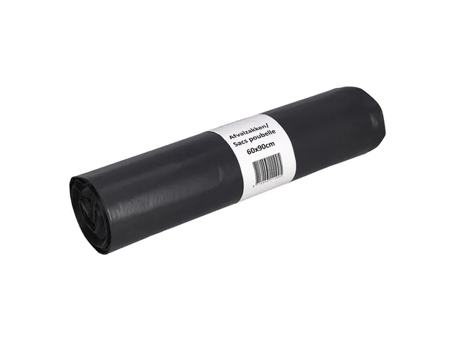 Afvalzak Cleaninq 60x90cm LDPE recycled T50 70 Liter grijs