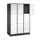 grootvolume-lockersysteem,HxBxD 1950x1220x600mm,3x3vakken,cil.-slot