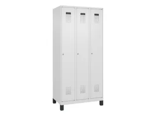 locker,HxBxD 1950x900x500mm,3vak,vak B 300mm,cil.-slot,voeten - 3