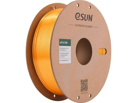 eSUN 3D printer Filament ePLA-Silk 1,75mm Donker Geel 1kg