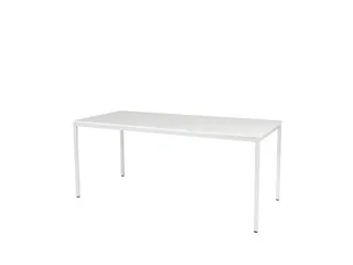 Domino Basic Tafel Vaste Hoogte 1800x800mm Grijs 25mm Wit 4-Poots - 1