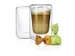 Set Cappuccinokopjes 2 Glazen Thermoglas 25cl