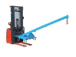 Kraanarm Telescoop Arm Neiging 25° Steunpoten L 1600mm 1t Lichtblauw - 2