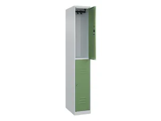 dubbeldekse locker,HxBxD 1850x300x500mm,1x2vak.,vak B 300mm - 2