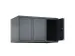 opzetkast,v. locker,3vak.,vak B 300mm,HxBxD 500x900x500mm,cilinderslot