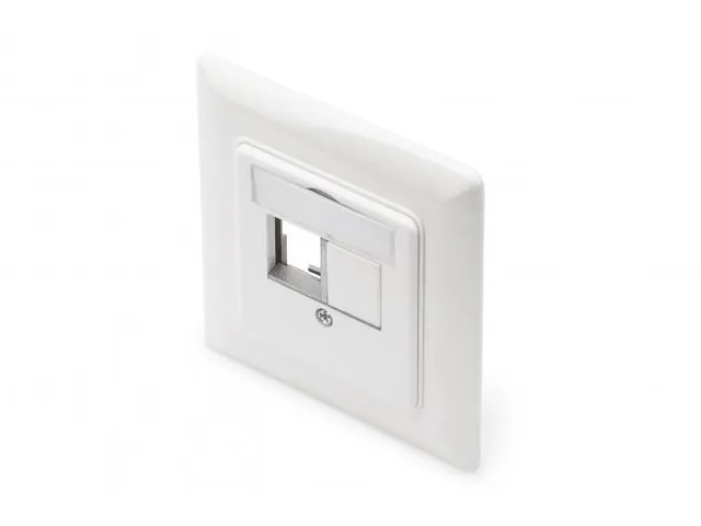 Frontpaneel en Montageframe Voor Multimedia-/Keystonemodules Wit