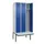 locker met bank,voor scheiding van kleding,HxBxD 2120x900x815mm,3vak