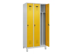 locker voor scheiding van kleding,HxBxD 1950x900x500mm,3vak