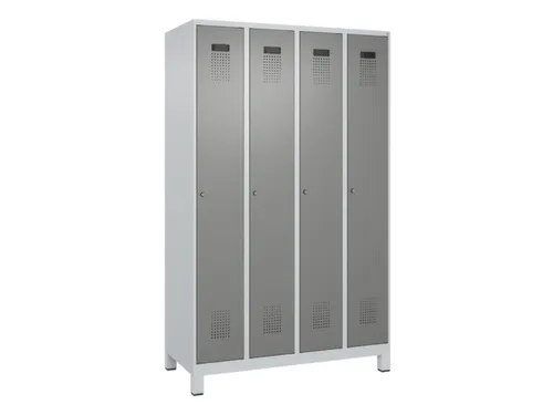locker voor scheiding van kleding,HxBxD 1950x1200x500mm,4vak