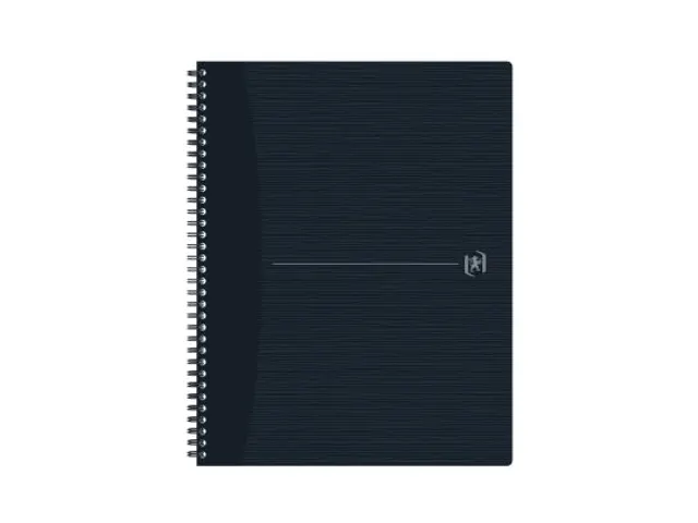 Cahier spirale Oxford Origin A4 + carreau 5mm 70 feuilles noir
