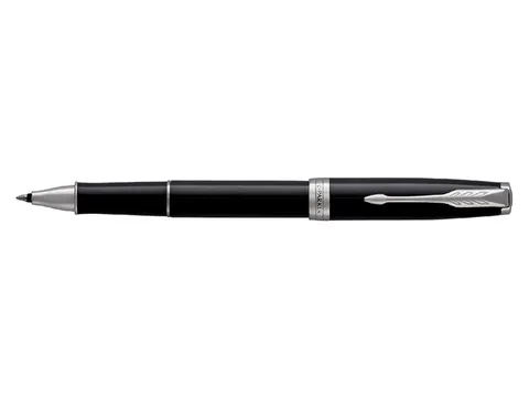 Rollerpen Parker Sonnet Black lacquer CT Fijn