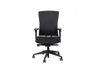 Bureaustoel 400-NPR Comfort Zwarte stof, Zwart voetkruis - 8