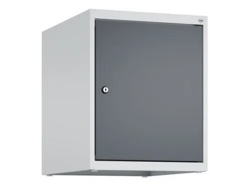 opzetkast,v. locker,1vak.,vak B 400mm,HxBxD 500x400x500mm,cilinderslot