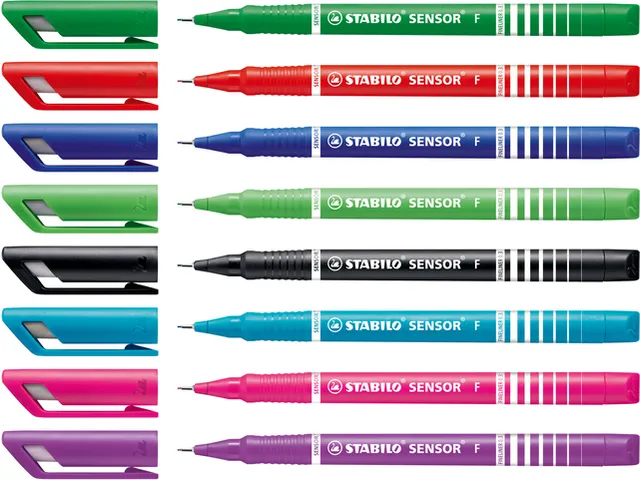 Fineliner STABILO Sensor 189/8 Fin assorti étui 8 pièces