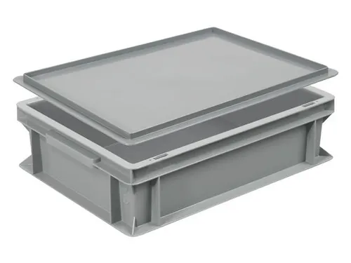 Oplegdeksel Voor Euronorm Stapelkrat Lxb 400X300Mm Grijs