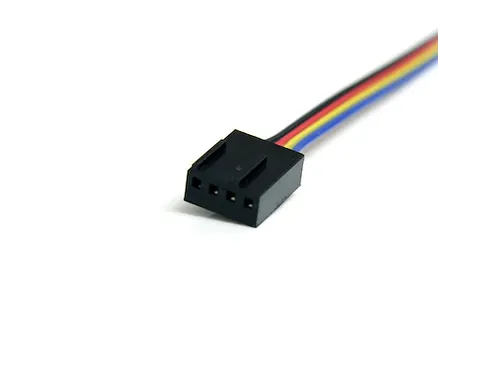 30cm 4-pins Verlengkabel voor Ventilatorvoeding M/F