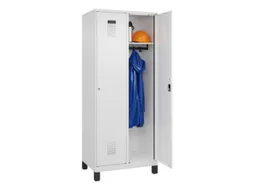 locker,HxBxD 1950x800x500mm,2vak,vak B 400mm,cil.-slot,voeten