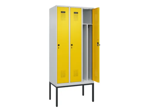 locker voor scheiding van kleding,HxBxD 2120x900x500mm,3vak