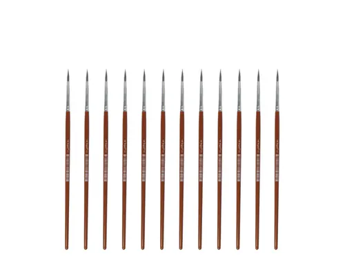 Penseel Kangaro Serie 120 rond Nr. 4 geitenhaar doos 12 stuks