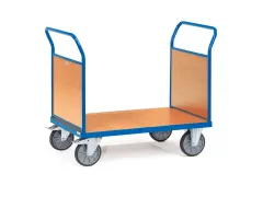 Dubbele Kopwandwagens 2523 600kg 1200x800mm Ral5007 Houten Plaat