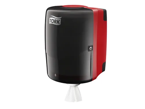 Tork Performance Combi-rol Dispenser Zwart/Rood