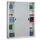 Schuifdeurkast 1950x1500x600mm 5 Oh Tussenwand Cilinderslot Ral7035