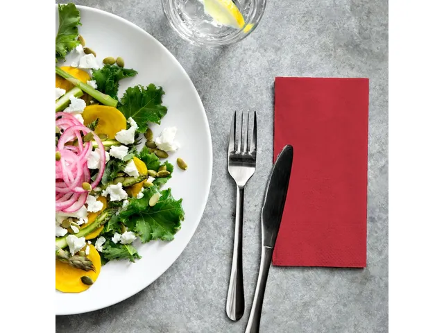 Tork 477417 Lunchservet Advanced Rood 33x33cm