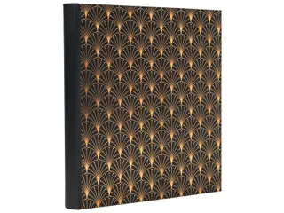Fotoalbum Exacompta 29x32cm 60 zwarte pagina's Néo Déco zwart - 1