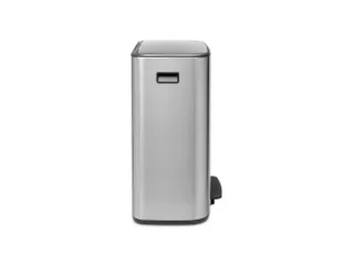 Afvalbak Bo Pedaalemmer Mat Staal 2x30 Liter - 3
