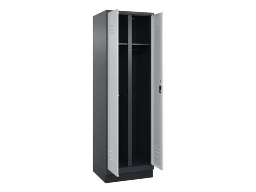 locker voor scheiding van kleding,HxBxD 1950x600x500mm,2vak